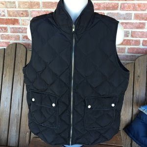 Woolrich Women’s Black Quilted Down Vest Size XXL